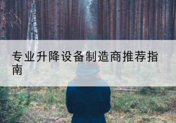 建阳电动剪叉升降平台厂家-专业升降设备制造商推荐指南